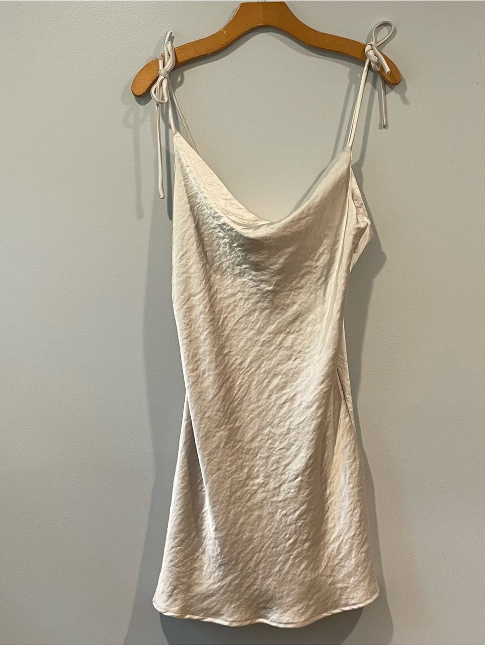 Windsor Cream Cowl Neck Slip Dress